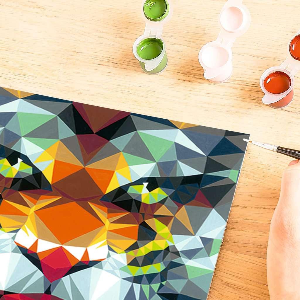 Produktbild Ravensburger Beschäftigung - CreArt - Malen nach Zahlen 23514 – Polygon Tiger 9 von 10