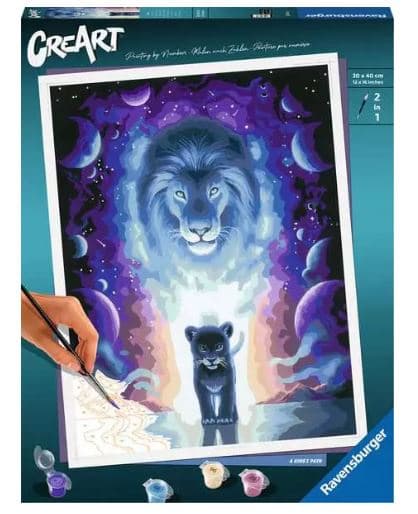 Ravensburger Beschäftigung - CreArt A King's Path - Malen nach Zahlen für Erwachsene