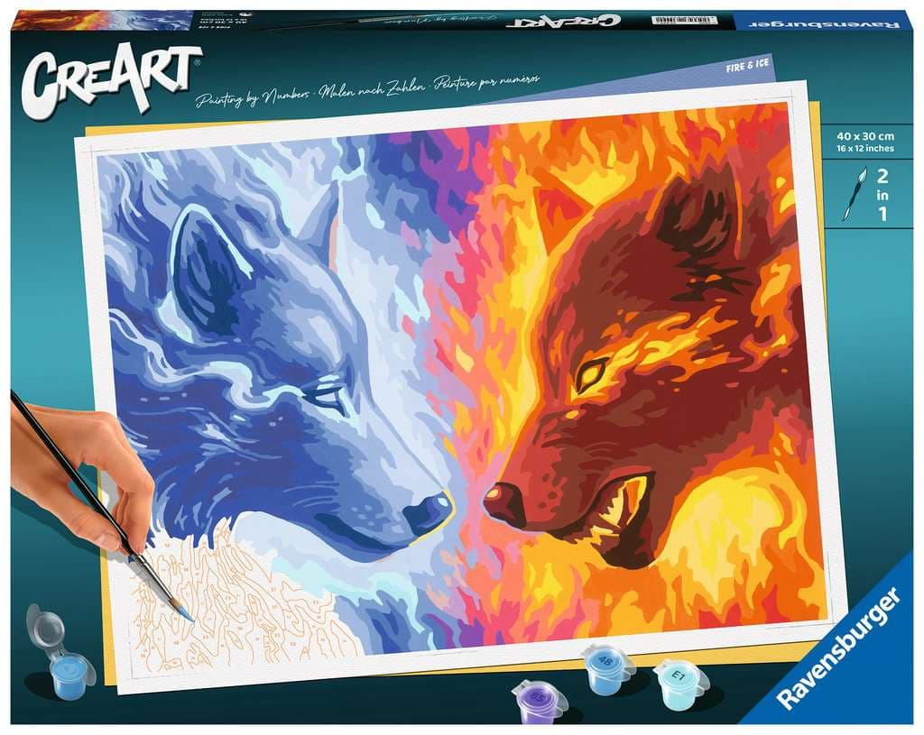 Produktbild Ravensburger Beschäftigung - CreArt Adults Premium - Feuer & Eis 4 von 4
