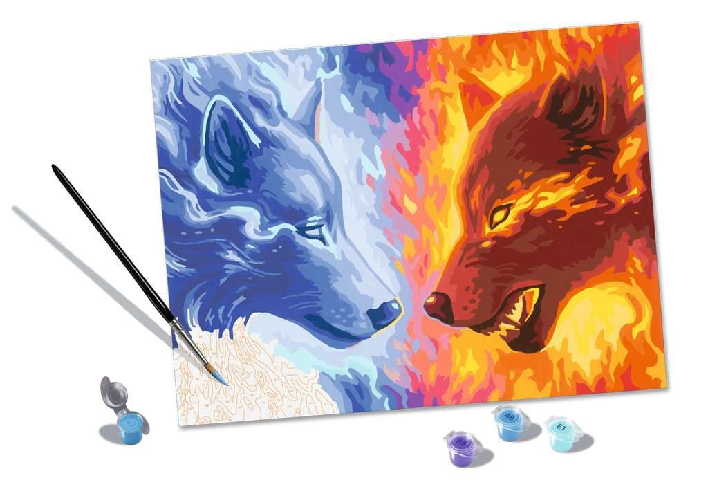 Produktbild Ravensburger Beschäftigung - CreArt Adults Premium - Feuer & Eis 3 von 4