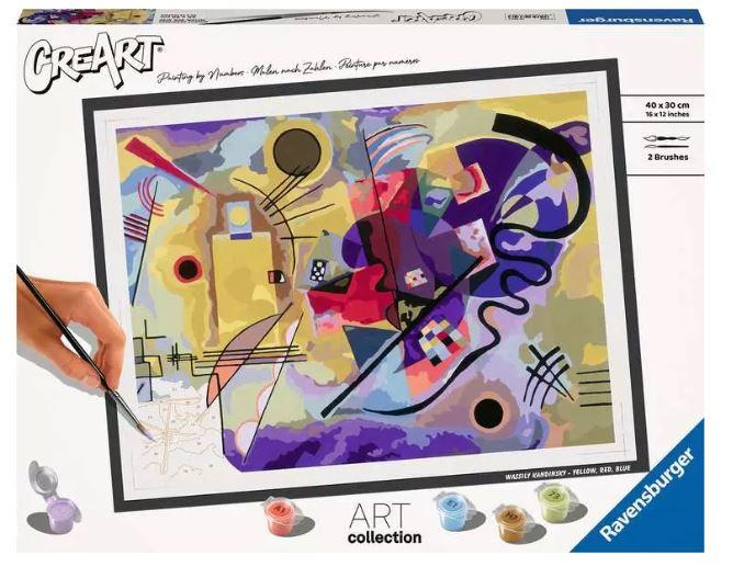 Ravensburger Beschäftigung - Malen nach Zahlen CreArt ART Collection: Yellow, Red, Blue (Kandinsky)