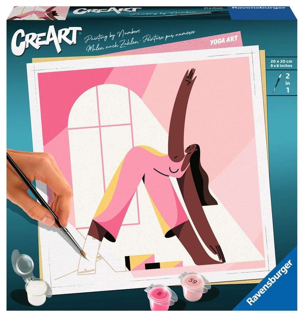 Ravensburger Beschäftigung - CreArt, Malen nach Zahlen Adults Trend - Yoga Kunst