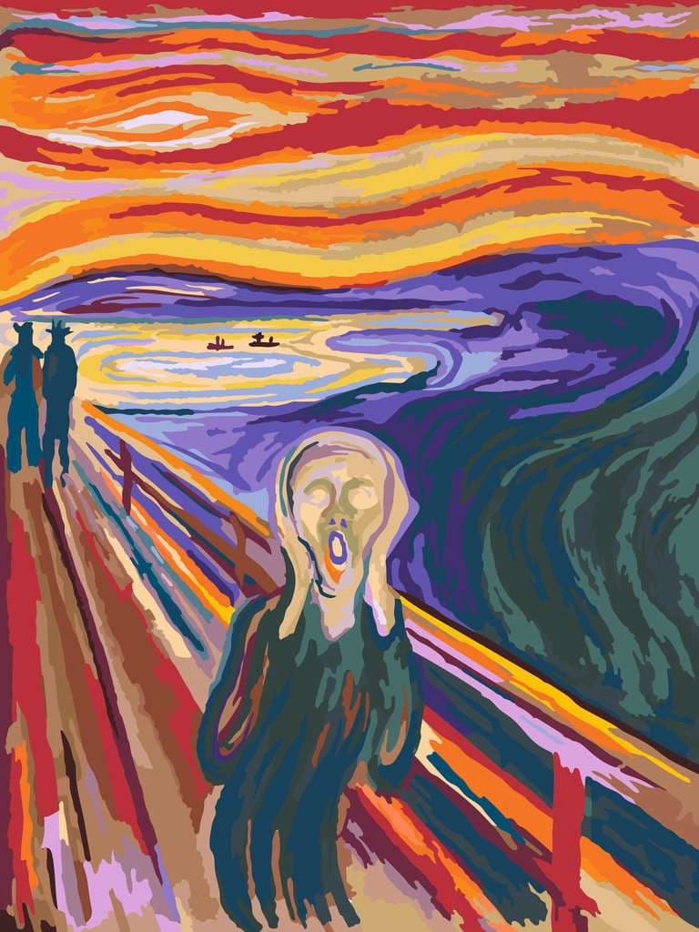 Produktbild Ravensburger CreArt Art Collection - Munch: Der Schrei 4 von 4