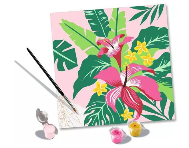 Produktbild Ravensburger Beschäftigung - CreArt Tropical Plants - Malen nach Zahlen 8 von 9