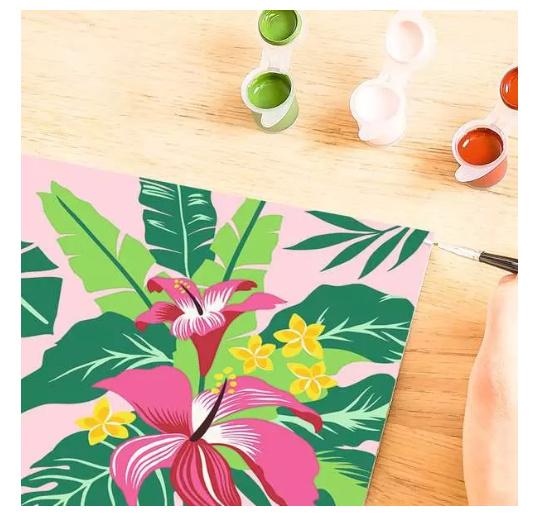 Produktbild Ravensburger Beschäftigung - CreArt Tropical Plants - Malen nach Zahlen 6 von 9
