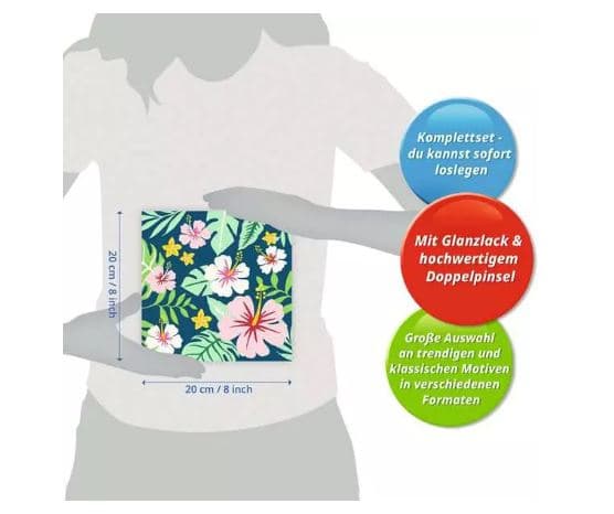 Produktbild Ravensburger Beschäftigung - CreArt Exotic Plants - Malen nach Zahlen 2 von 8