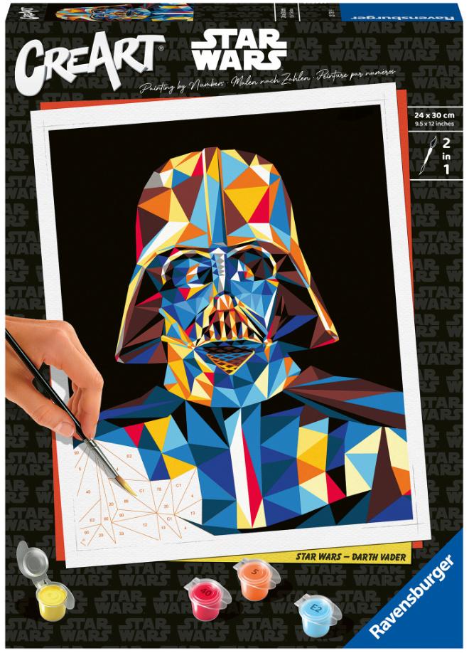 Ravensburger Beschäftigung - CreArt Star Wars - Darth Vader - Malen nach Zahlen