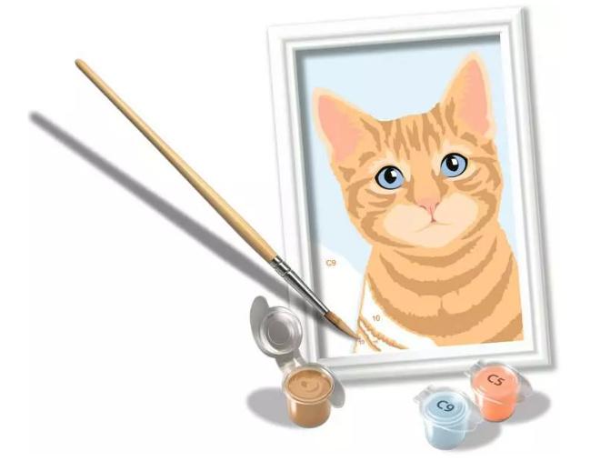 Produktbild Ravensburger Beschäftigung - CreArt Niedliche Katze - Malen nach Zahlen 10 von 10