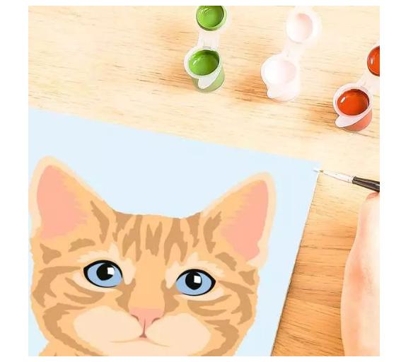 Produktbild Ravensburger Beschäftigung - CreArt Niedliche Katze - Malen nach Zahlen 5 von 10