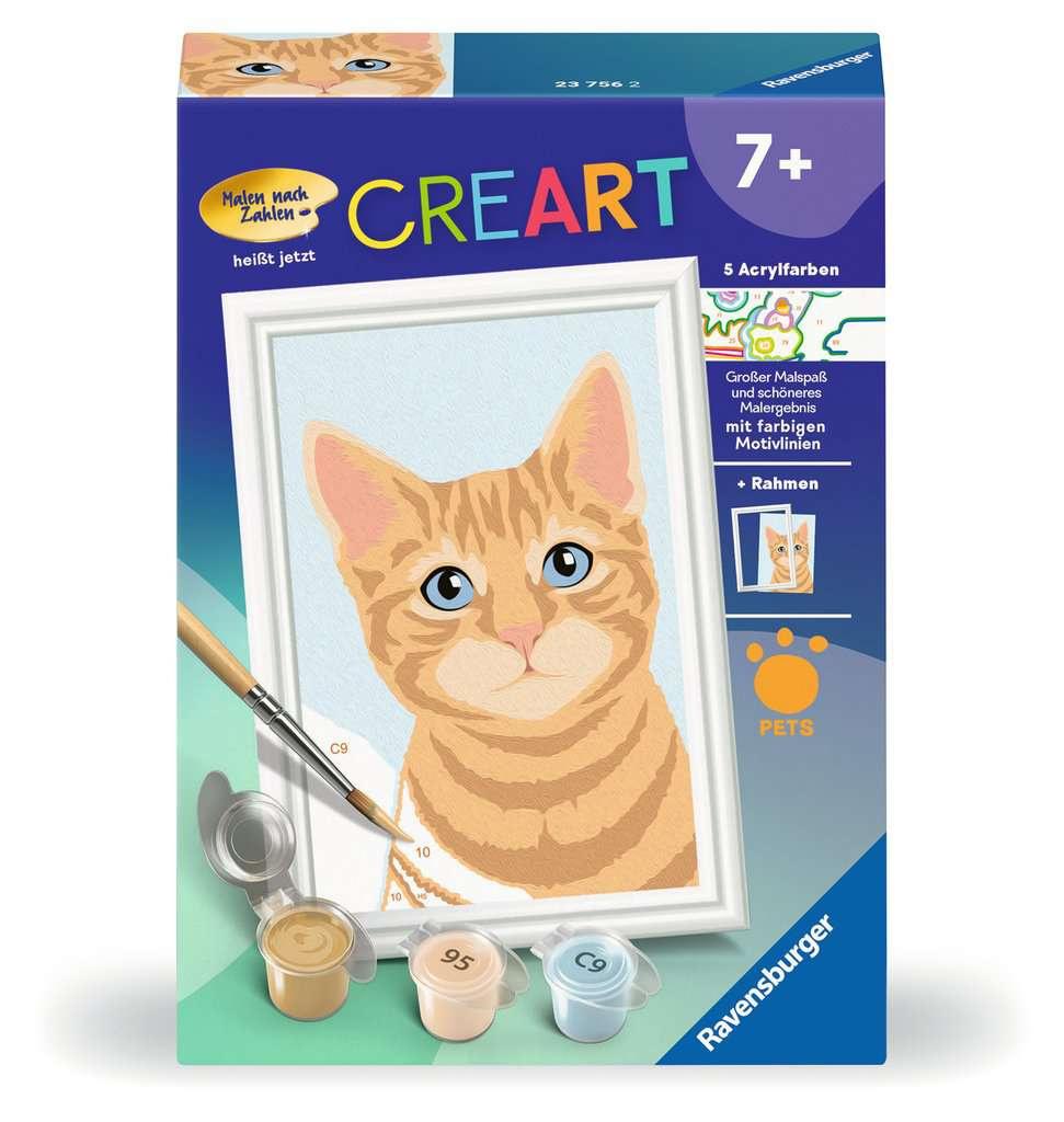 Produktbild Ravensburger Beschäftigung - CreArt Niedliche Katze - Malen nach Zahlen 2 von 10