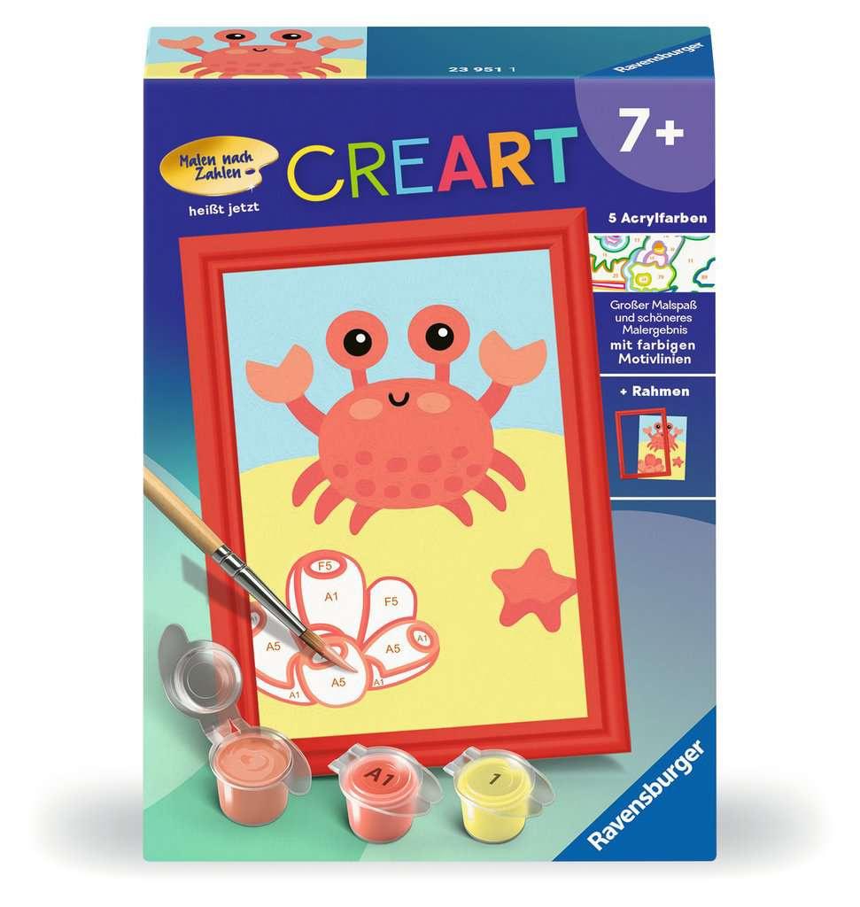 Produktbild Ravensburger CreArt - Malen nach Zahlen 23951 - Fröhliche Krabbe - Kinder ab 7 Jahren 2 von 4