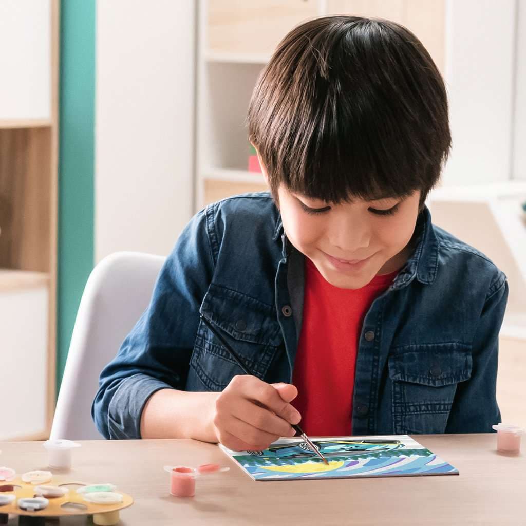 Produktbild Ravensburger Beschäftigung - CreArt, Malen nach Zahlen Kinder - Blauer Lamborghini 2 von 4