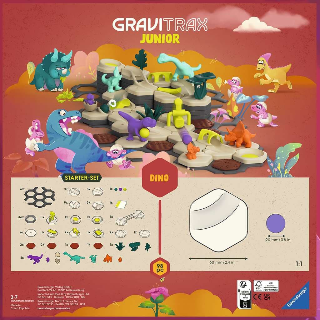 Produktbild Ravensburger Beschäftigung - GraviTrax Junior - Starter-Set L Dino 4 von 4