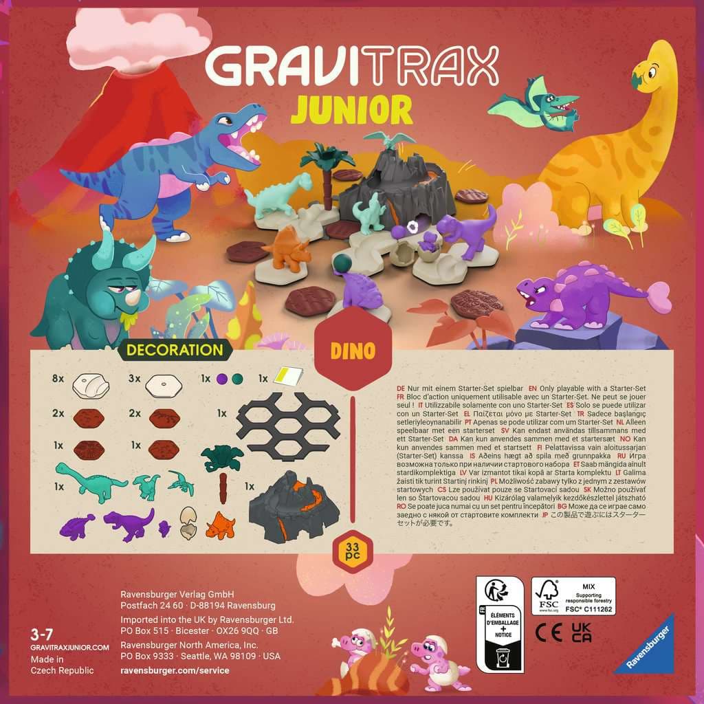 Produktbild Ravensburger Beschäftigung - GraviTrax Junior - Extension Dino 2 von 2