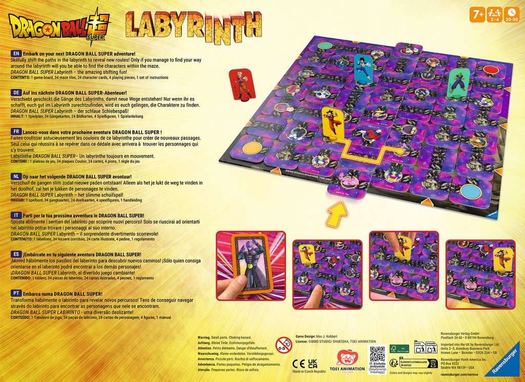 Produktbild Ravensburger Spiel - Dragon Ball Super Labyrinth - Gesellschaftsspiel & Brettspiel ab 7 Jahre 4 von 4