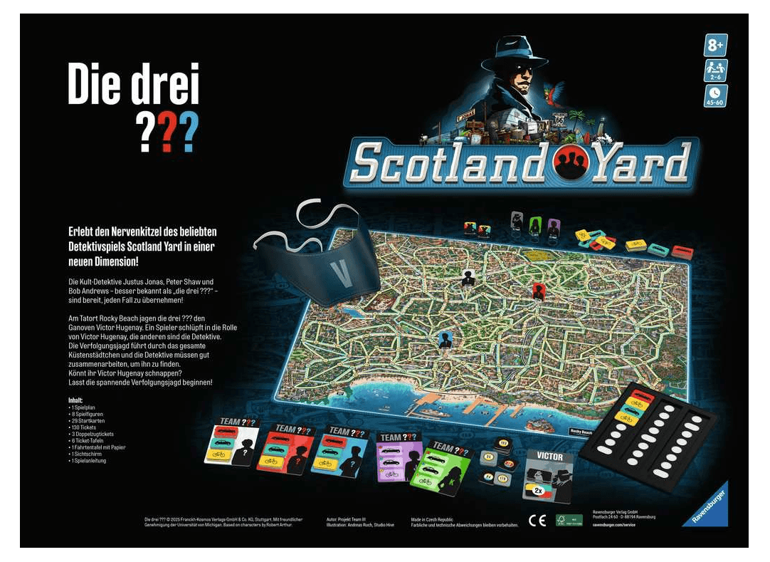 Produktbild Ravensburger Spiel - Die drei ??? Scotland Yard 7 von 7
