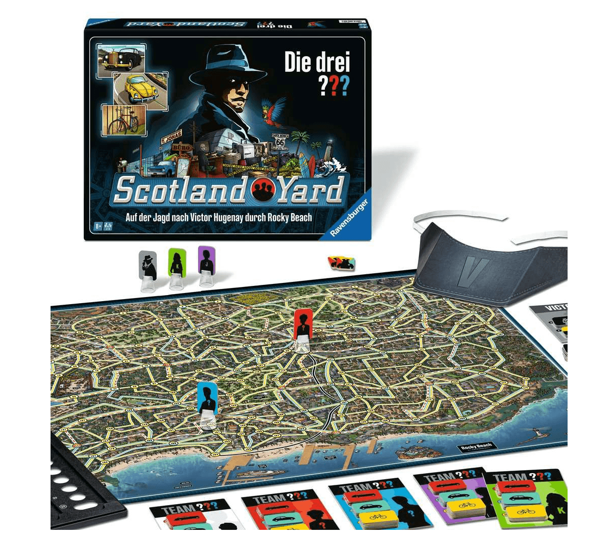 Produktbild Ravensburger Spiel - Die drei ??? Scotland Yard 5 von 7