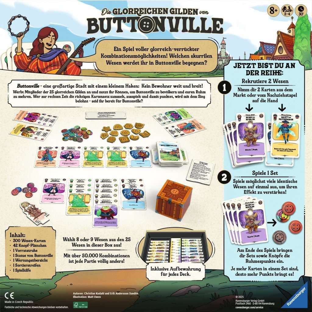 Produktbild Ravensburger Spiel - Die glorreichen Gilden von BUTTONVILLE 4 von 4
