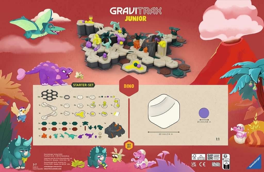 Produktbild Ravensburger Beschäftigung - GraviTrax Junior - Starter-Set XXL Dino 2 von 2