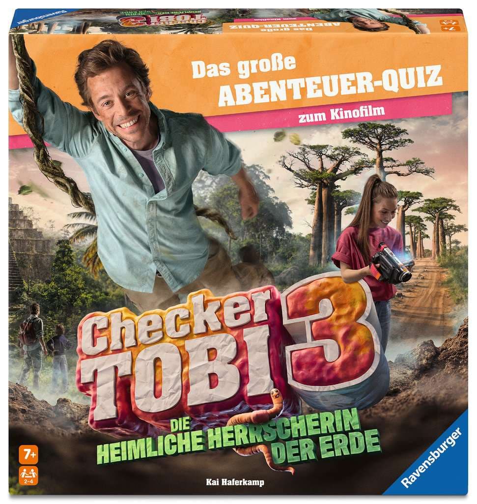 Ravensburger Spiel - Checker Tobi - Das große Abenteuer-Quiz - Kinderspiel ab 7 Jahre