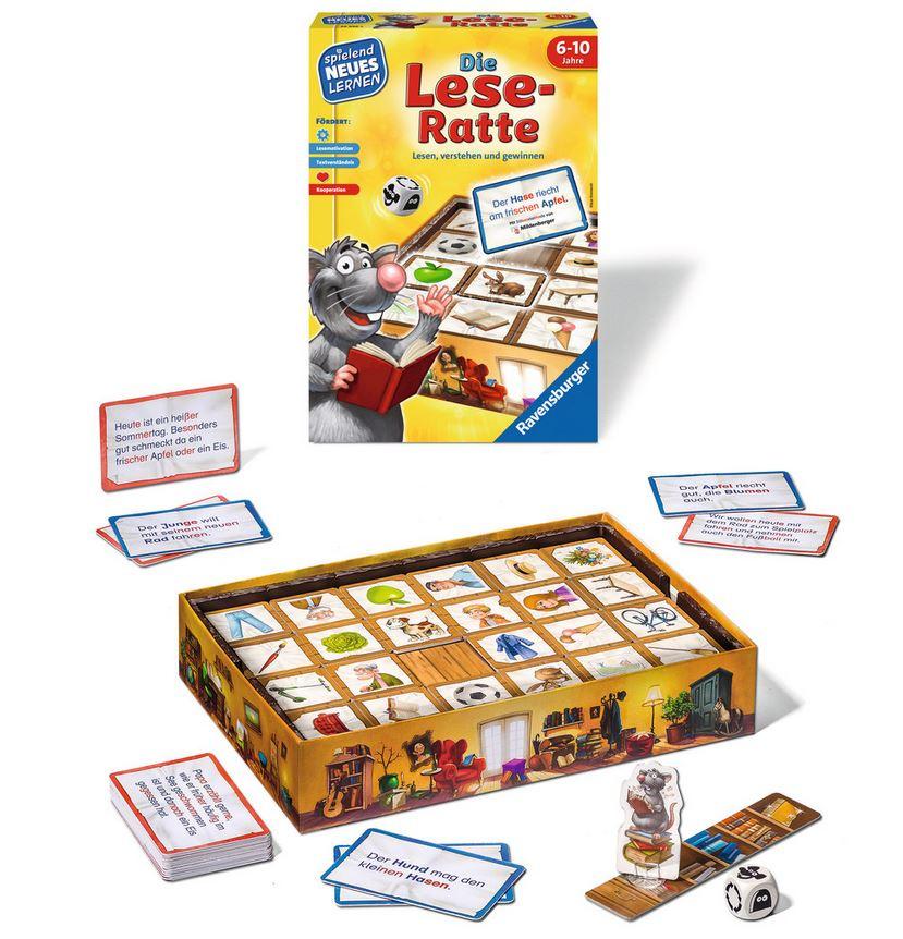 Produktbild Ravensburger Spiel - Die Lese-Ratte, Wissensspiel 2 von 2