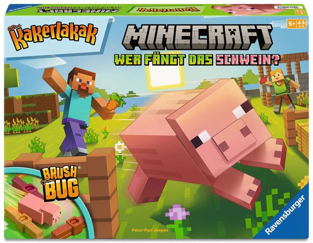Ravensburger Spiel - Minecraft Kakerlakak - Kinderspiel ab 5 Jahre