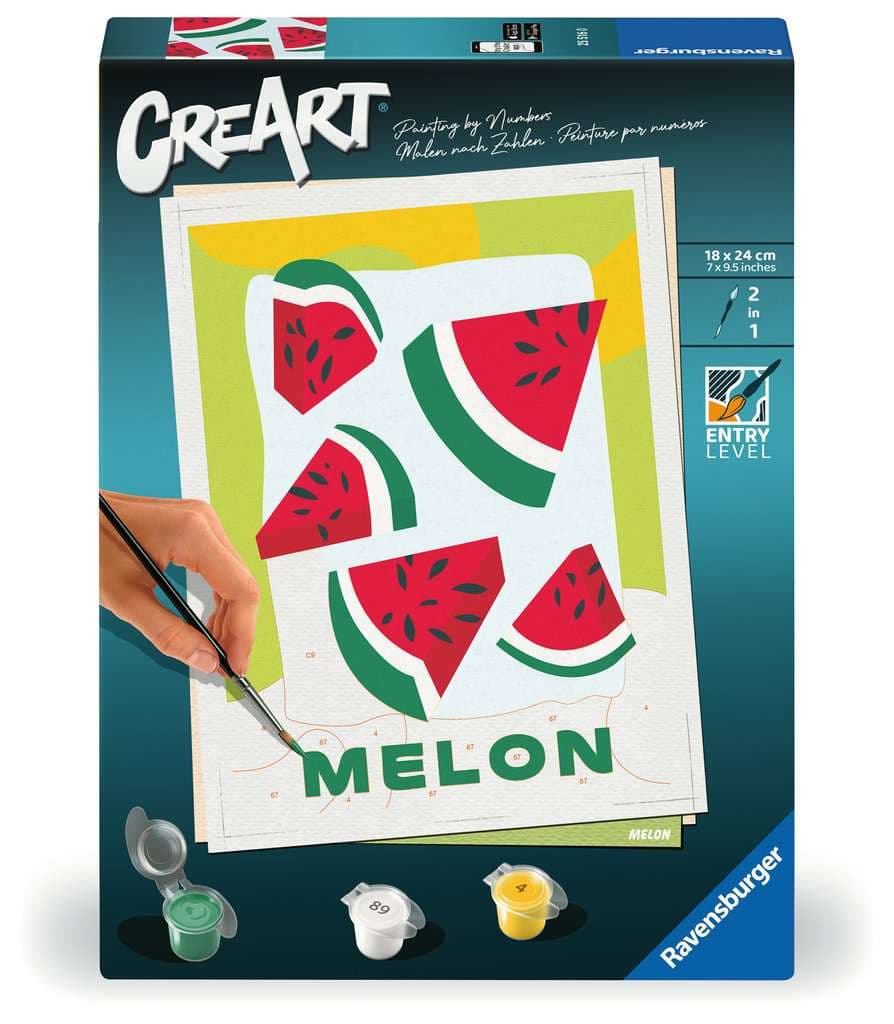 Produktbild Ravensburger Beschäftigung - CreArt, Malen nach Zahlen Adults Trend - Melonen 4 von 4