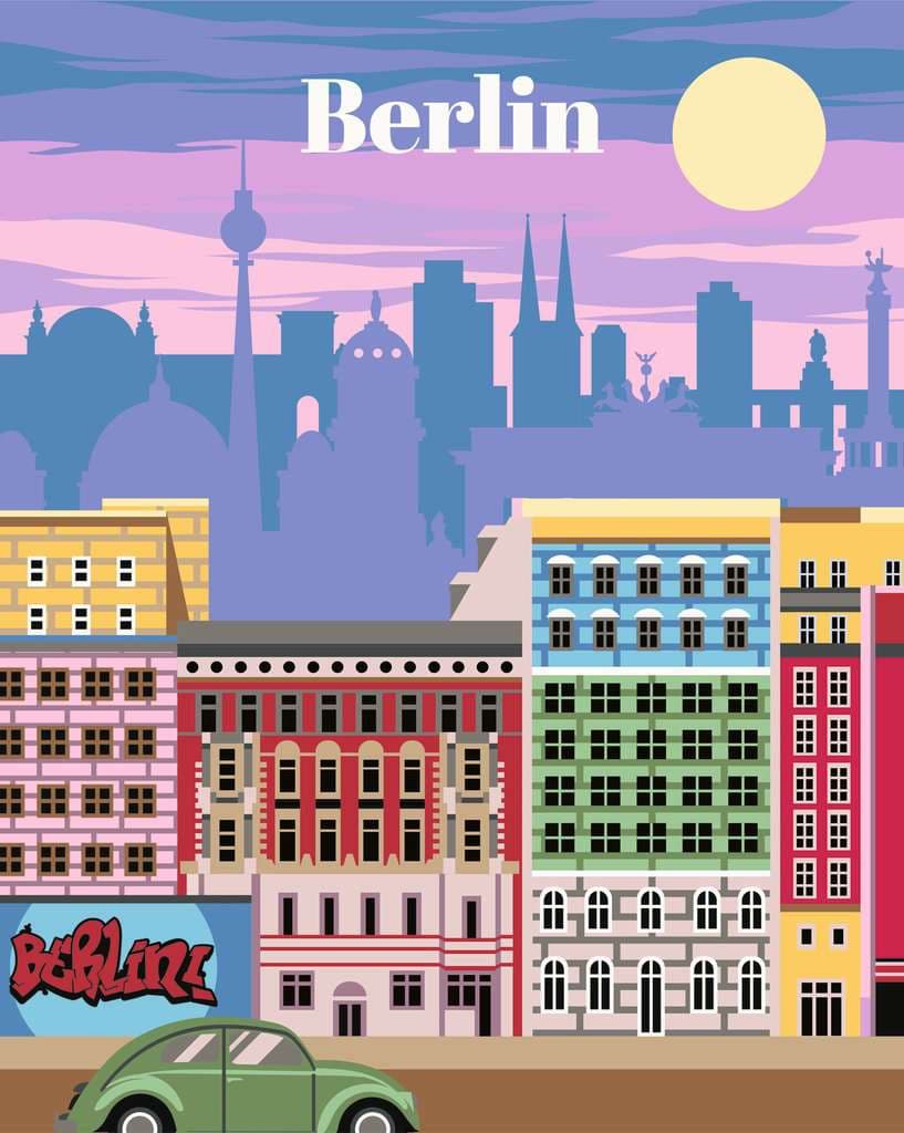 Produktbild Ravensburger Beschäftigung - CreArt, Malen nach Zahlen Citys - Farbenfrohes Berlin 4 von 4
