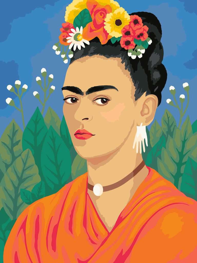 Ravensburger Beschäftigung - CreArt, Malen nach Zahlen Art Collection Frida Kahlo - Frida Kahlo
