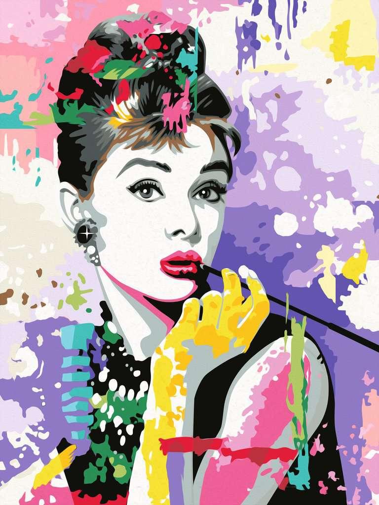 Produktbild Ravensburger CreArt, Malen nach Zahlen Adults Premium - Audrey Hepburn 4 von 4