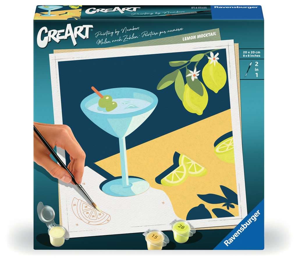 Ravensburger CreArt Adults Trend - Mocktail Zitrone