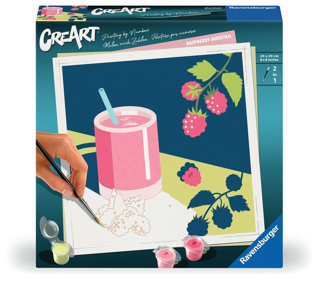Ravensburger CreArt Adults Trend - Mocktail Himbeere