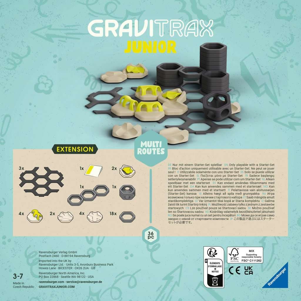 Produktbild Ravensburger Beschäftigung - GraviTrax Junior - Extension Multi Routes 3 von 3