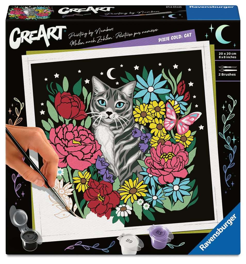 Produktbild Ravensburger Beschäftigung - CreArt Adults Trend - Pixie Cold: Katze 4 von 4