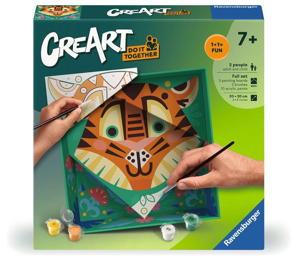 Produktbild Ravensburger CreArt Do it together - Tiger 4 von 4