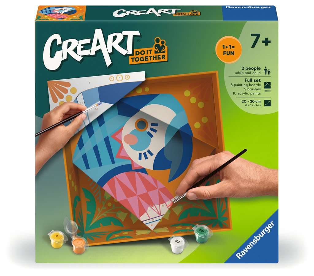 Produktbild Ravensburger CreArt Do it together - Papagei 4 von 4