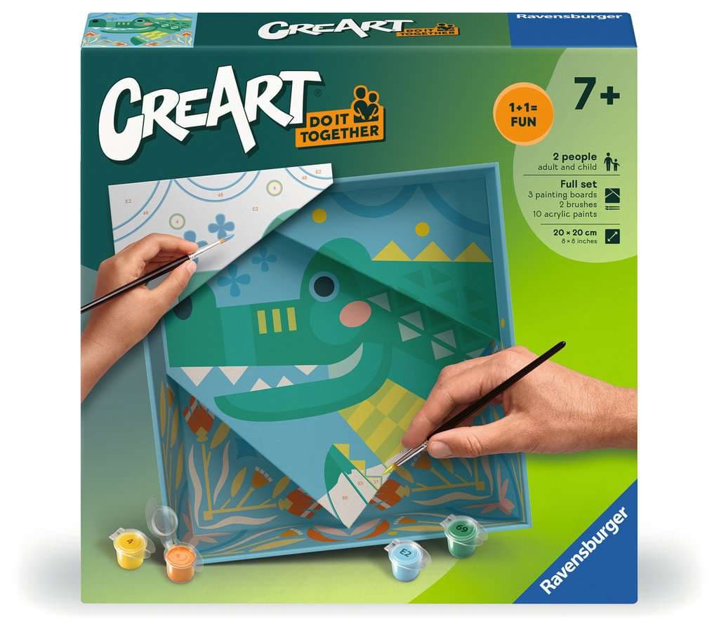 Produktbild Ravensburger CreArt Do it together - Krokodil 4 von 4
