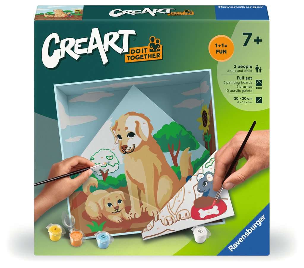 Produktbild Ravensburger CreArt Do it together - Hunde 4 von 4