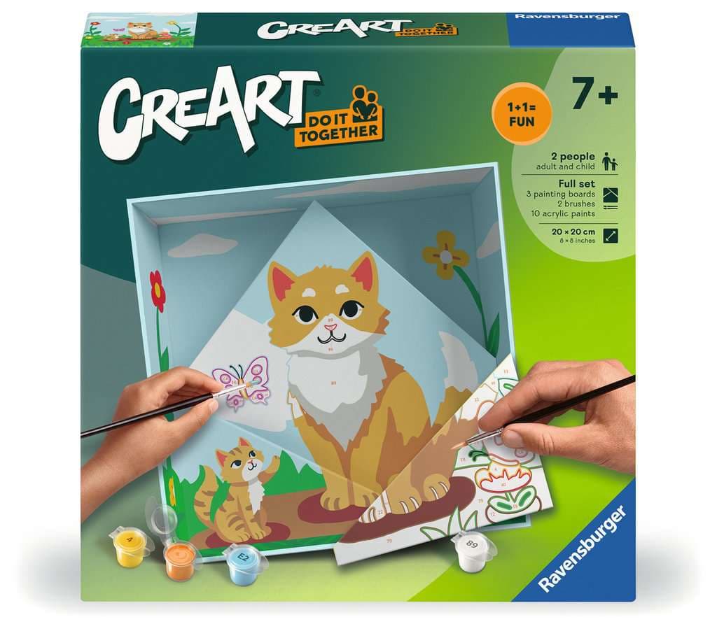Produktbild Ravensburger CreArt Do it together - Katze 4 von 4