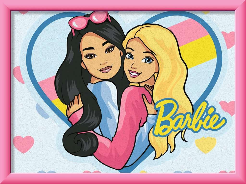 Produktbild Ravensburger CreArt, Malen nach Zahlen Kinder Barbie-Duo 4 von 4