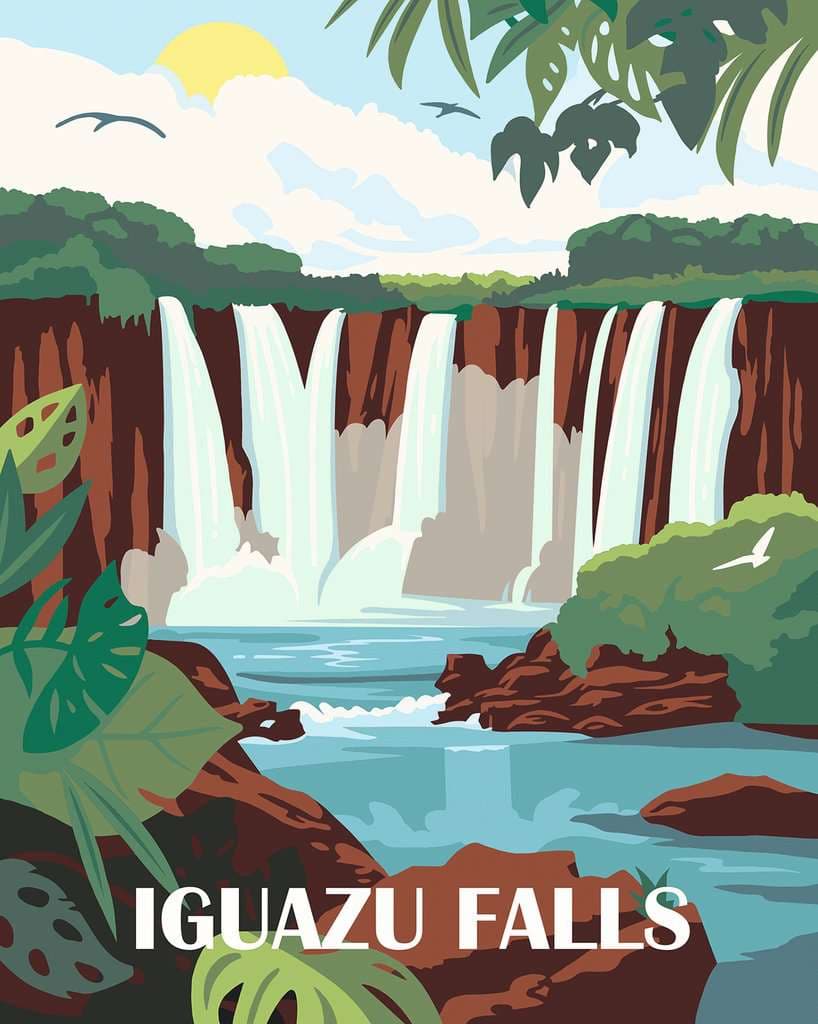 Produktbild Ravensburger CreArt Adults Trend - Iguazu Wasserfälle 4 von 4