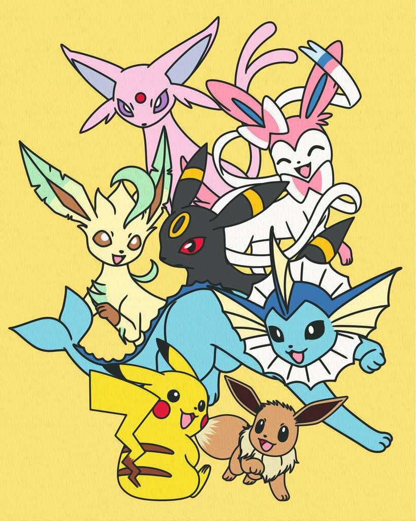 Produktbild Ravensburger CreArt Adults Trend Pokémon - Eevee Evolutions 4 von 4