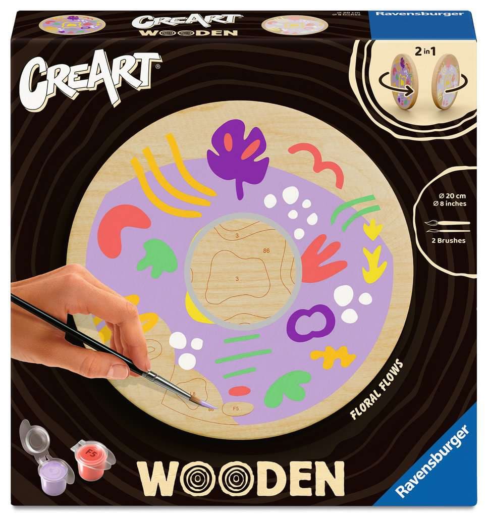 Ravensburger CreArt Wooden - Florale Ströme