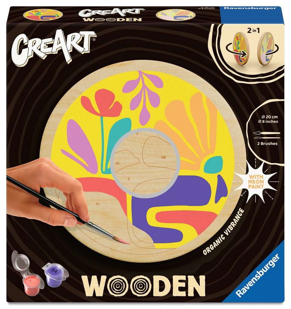 Ravensburger CreArt Wooden - Organische Schwingungen