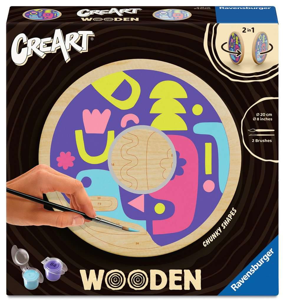 Ravensburger CreArt Wooden - Eckige Formen