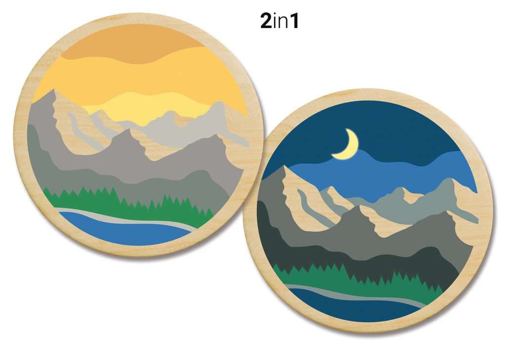 Produktbild Ravensburger CreArt Wooden - Berge 3 von 3