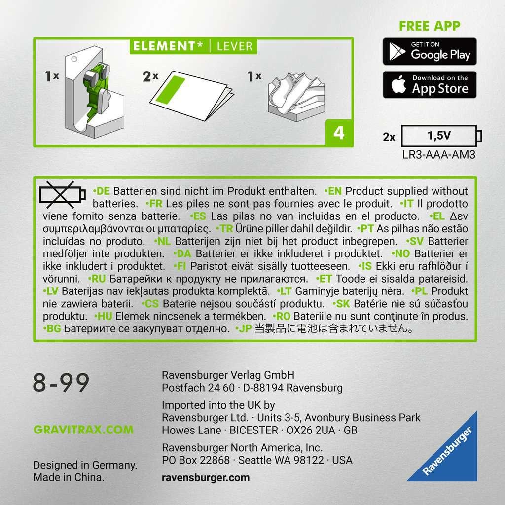 Produktbild Ravensburger Beschäftigung - GraviTrax POWER Element Lever. Elektronisches Zubehör 2 von 8