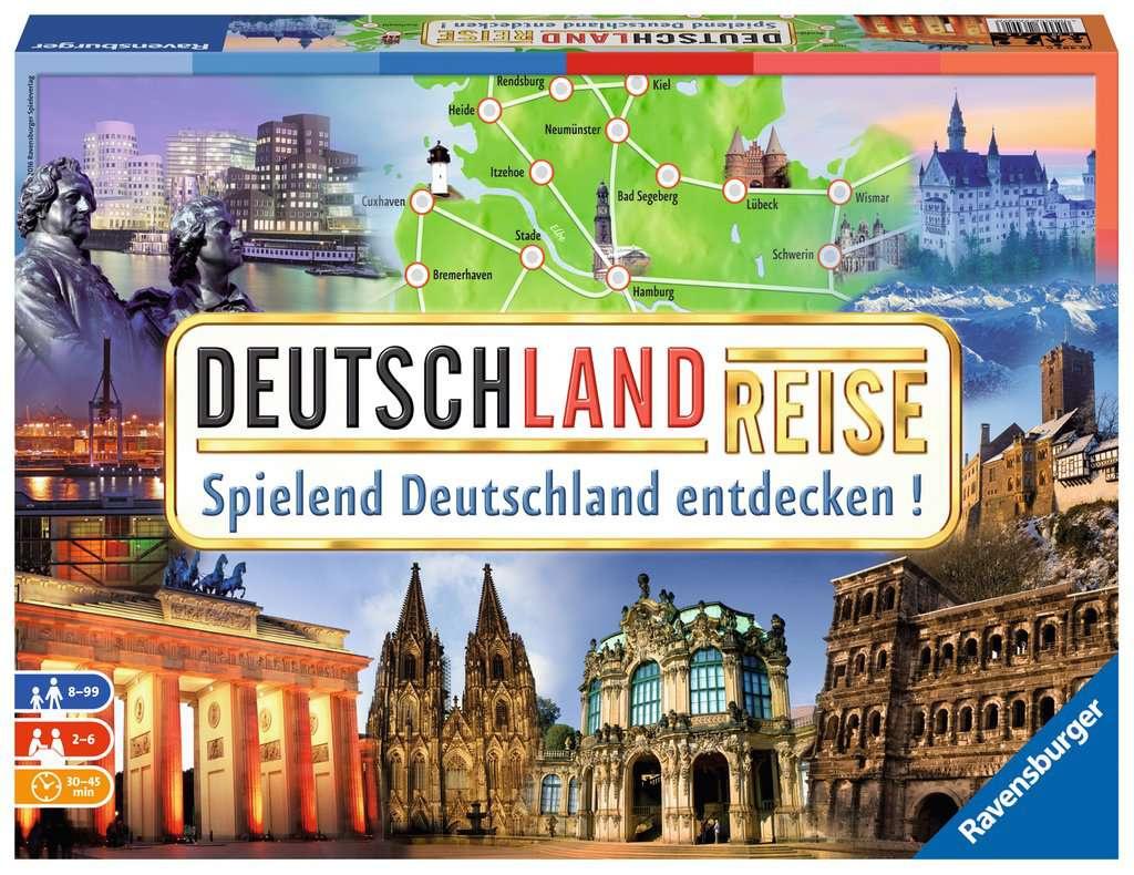 Ravensburger Spiel - Deutschlandreise Familienklassiker ab 8 Jahren