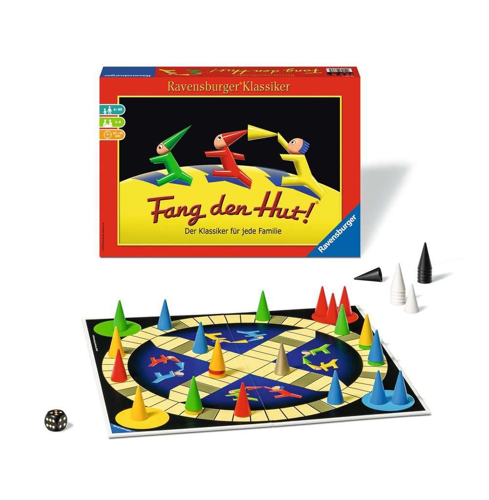 Produktbild Ravensburger Spiel - Fang den Hut!® Hütchenspiel für 2-6 Spieler, Familienspiel ab 6 Jahren, Ravensburger Klassiker 2 von 2