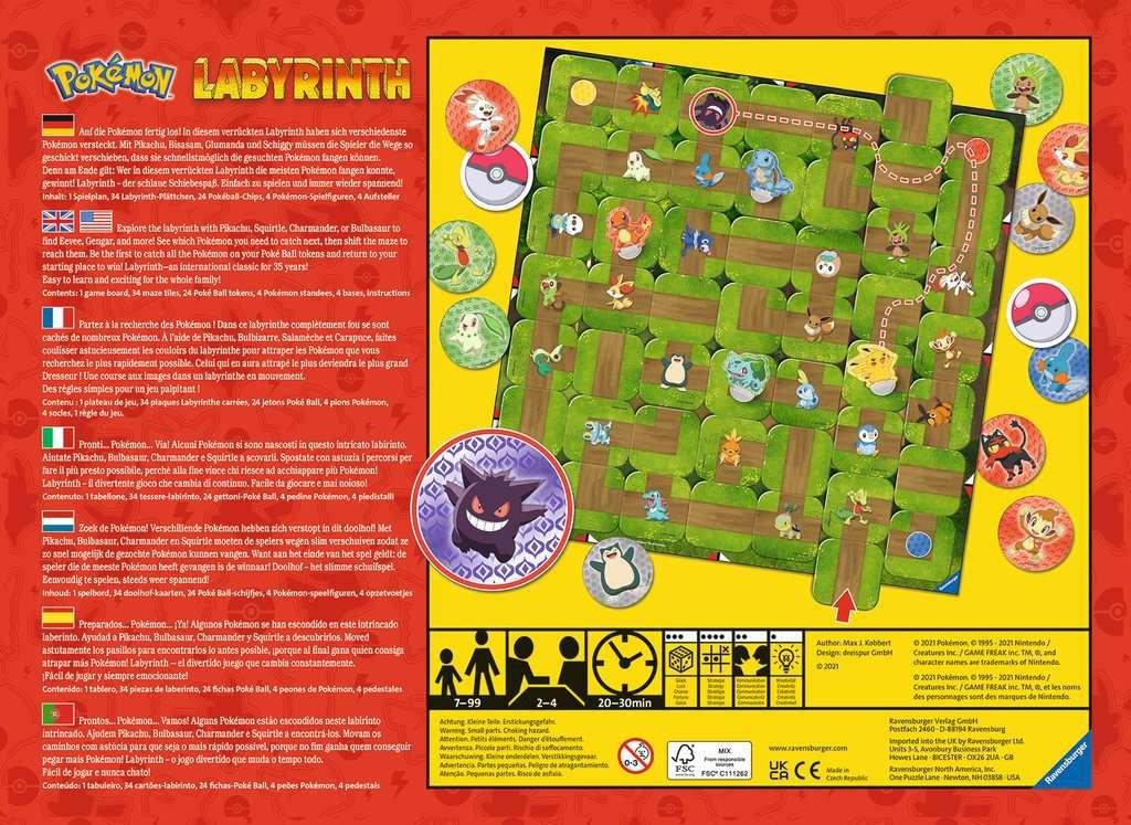 Produktbild Ravensburger Spiel - Pokémon Labyrinth - Familienspiel für 2-4 Spieler ab 7 Jahren 2 von 3
